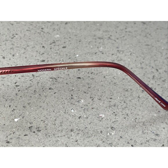 MODERN Speckle Eyeglasses Frames ONLY Purple 46-17-135 Purple/Crystal Full Rim - Picture 4 of 11